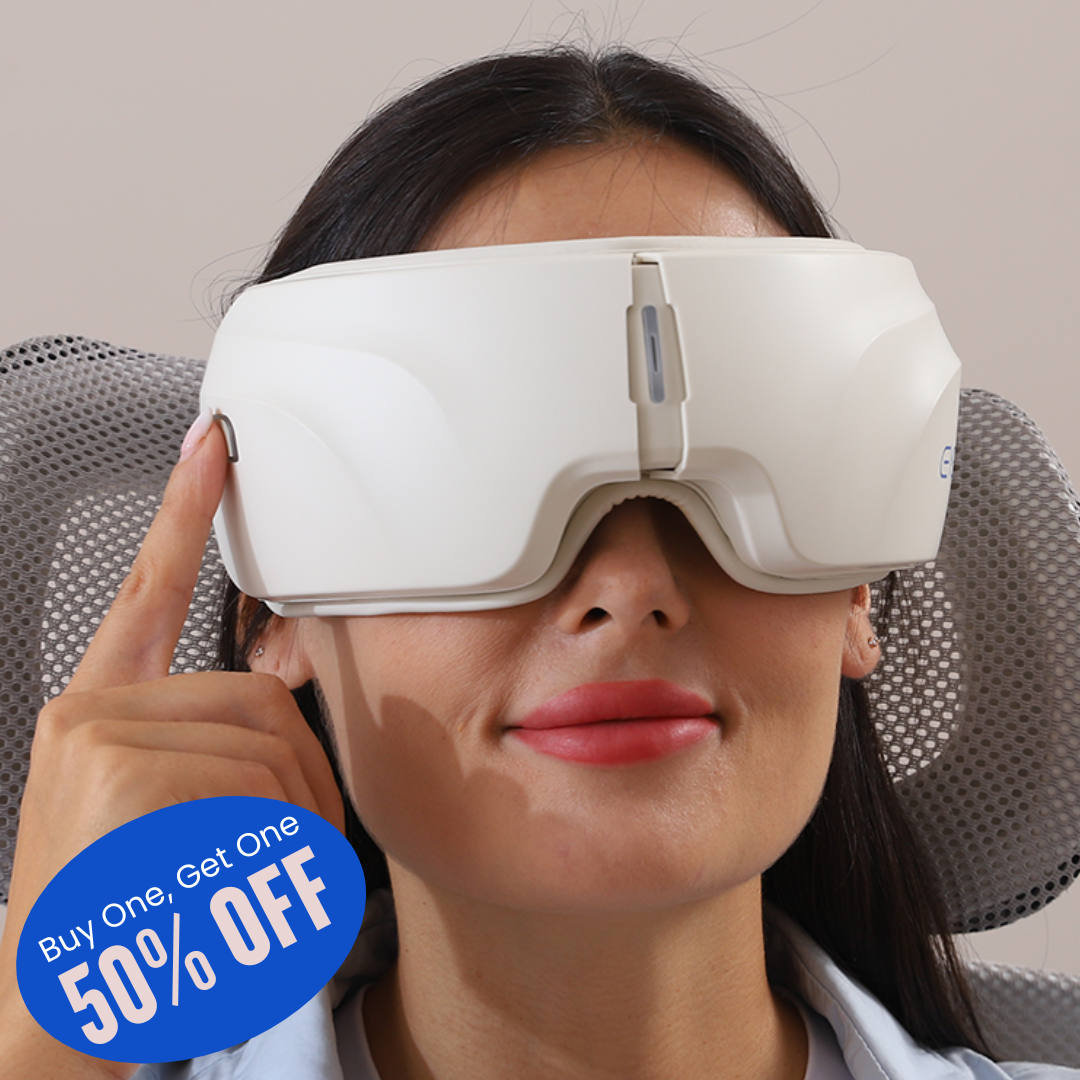 Heated Eye Massager With Compression