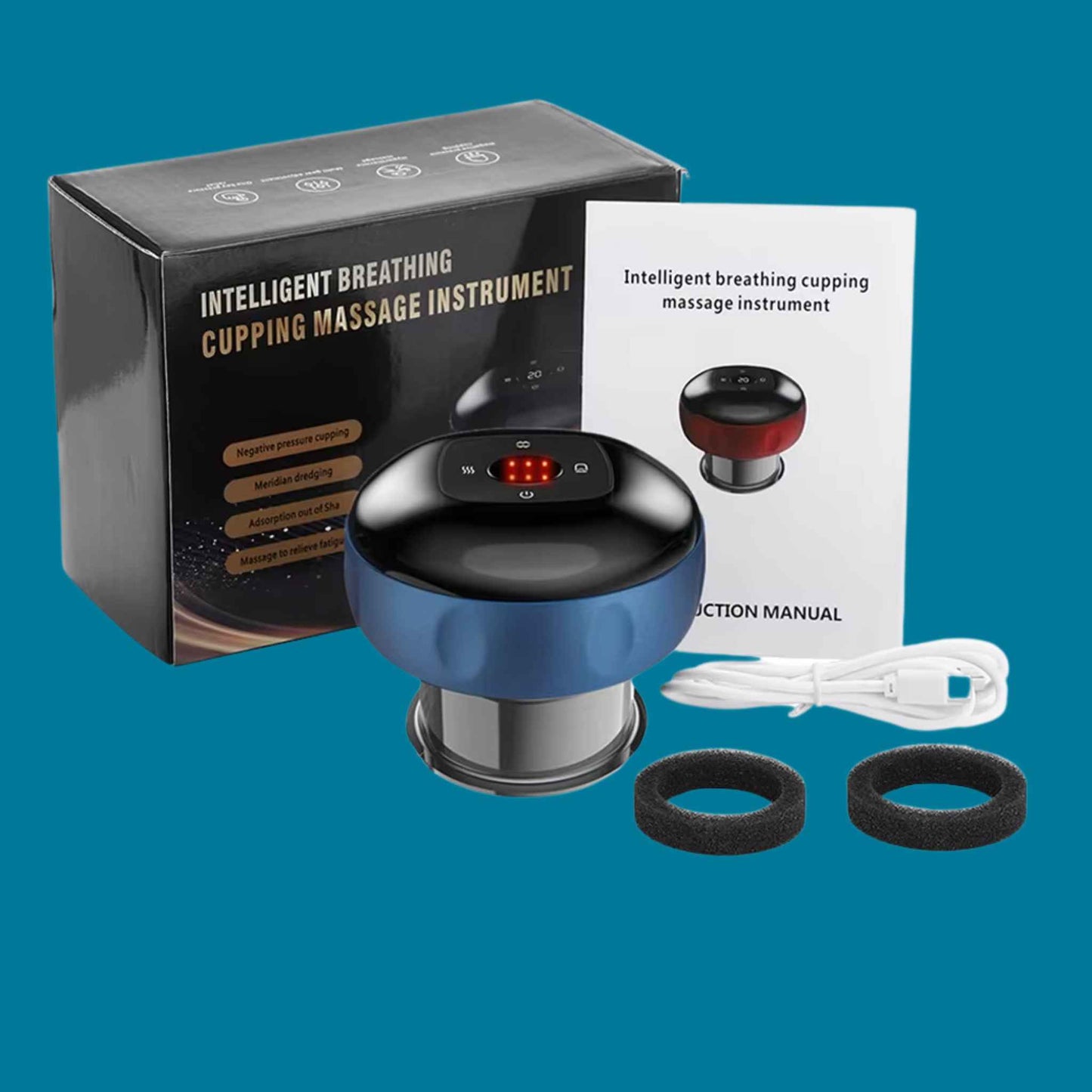 Smart Heated Cupping Massager – Deep Relief & Recovery in Minutes! - RecoVYX