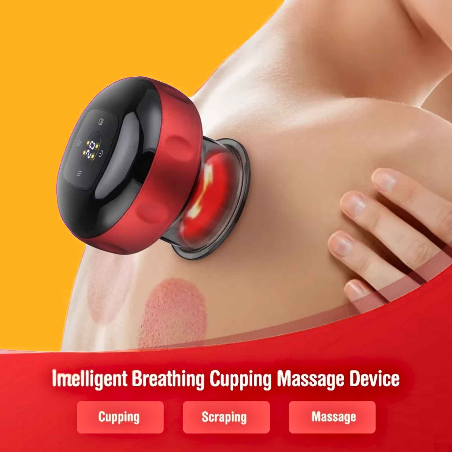 Smart Heated Cupping Massager – Deep Relief & Recovery in Minutes! - RecoVYX