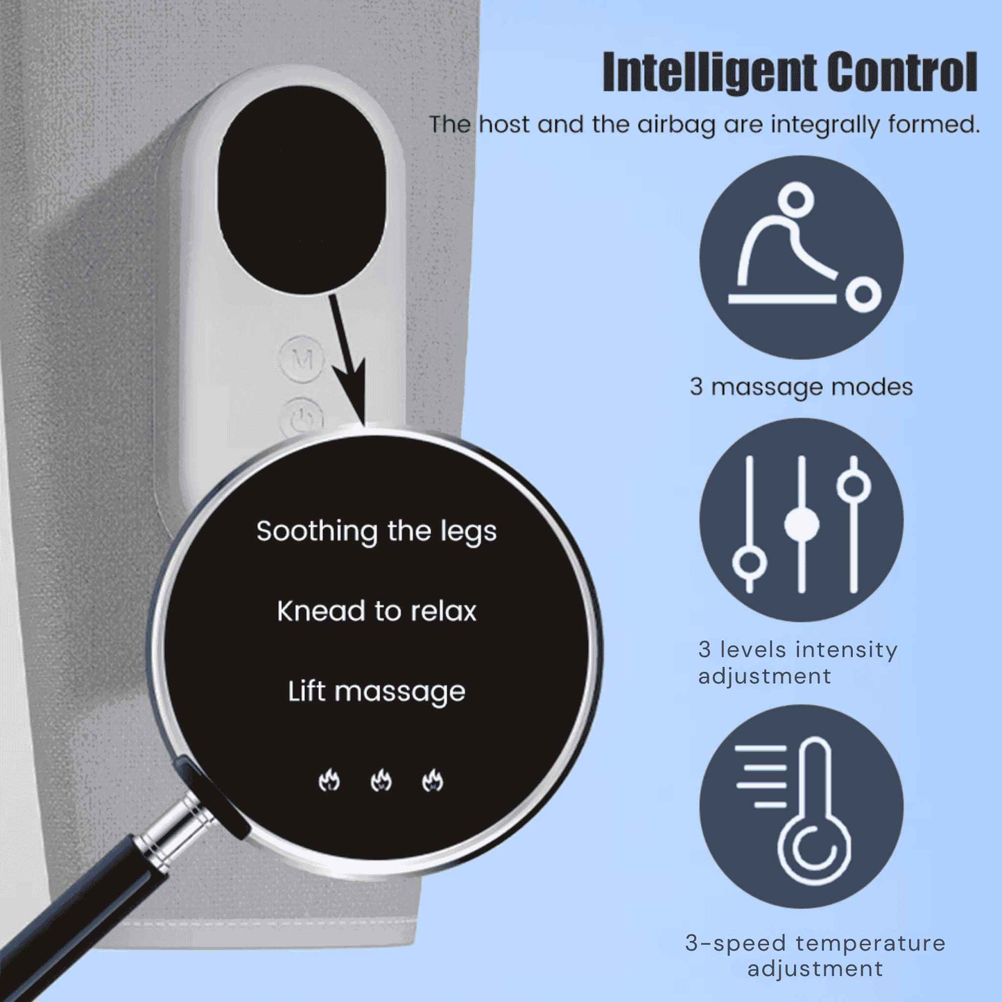 Heated Leg & Calf Massager – Smart Recovery!