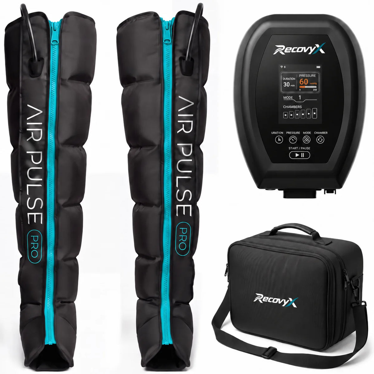 AirWave Pro Compression Boots – Sequential Air Compression for Legs & Thighs