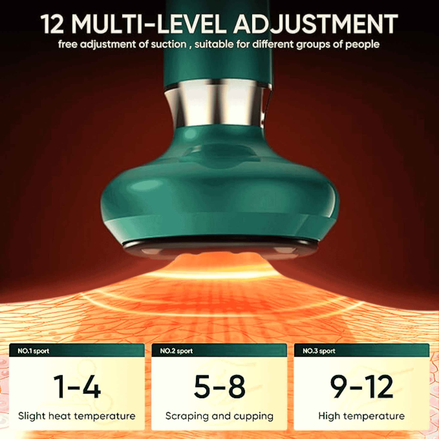 π₯ Smart Infrared Cupping & Cellulite Massager β 12 Levels Suction!