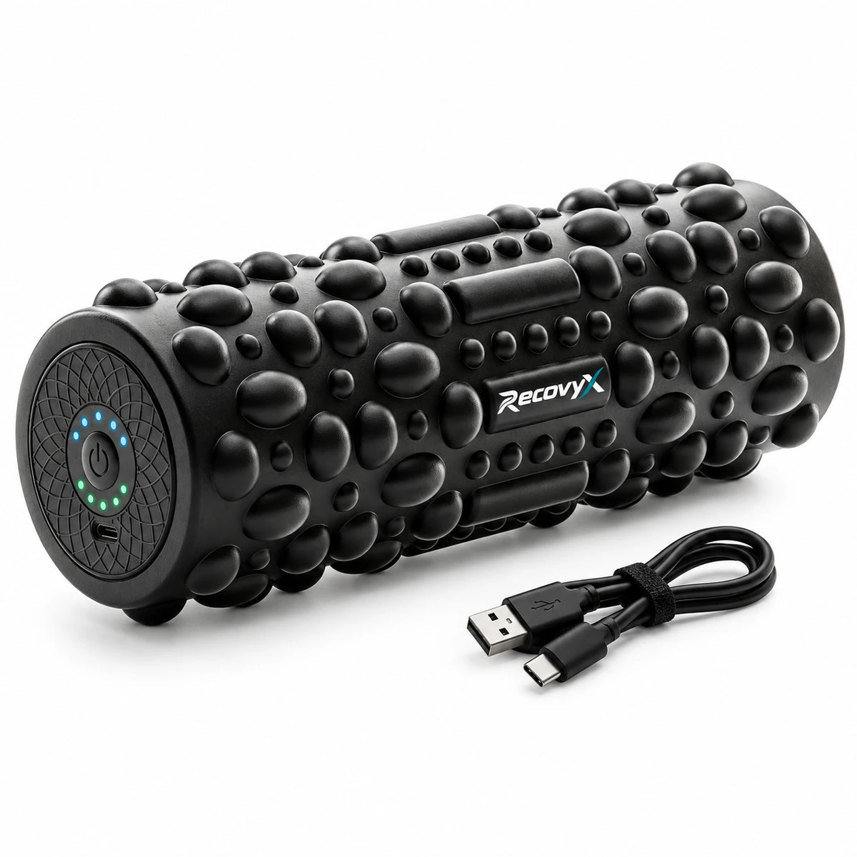 Rouleau de massage vibrant en mousse – 5 modes | Recovyx