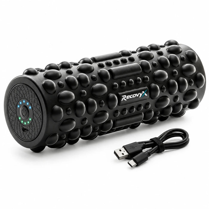 Rouleau de massage vibrant en mousse – 5 modes | Recovyx
