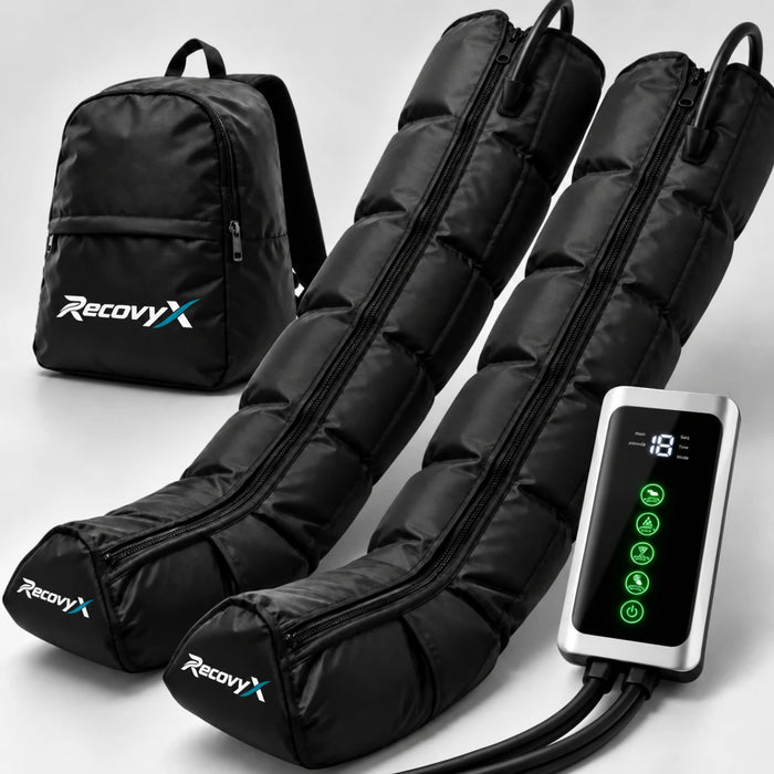 Bottes de pressothérapie AirPulse Pro – 6 chambres d’air | Recovyx