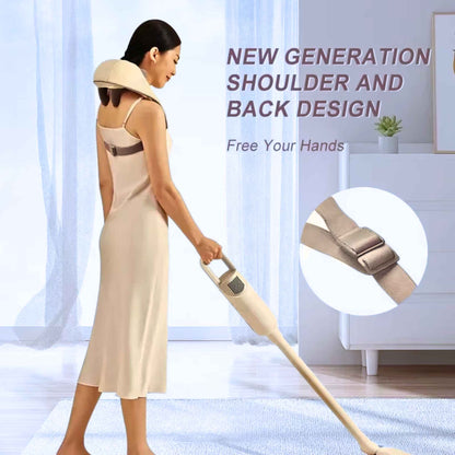 🔥 Smart Heated Neck & Shoulder Massager Wrap – Feel Relief in Minutes! 🔥 - RecoVYX