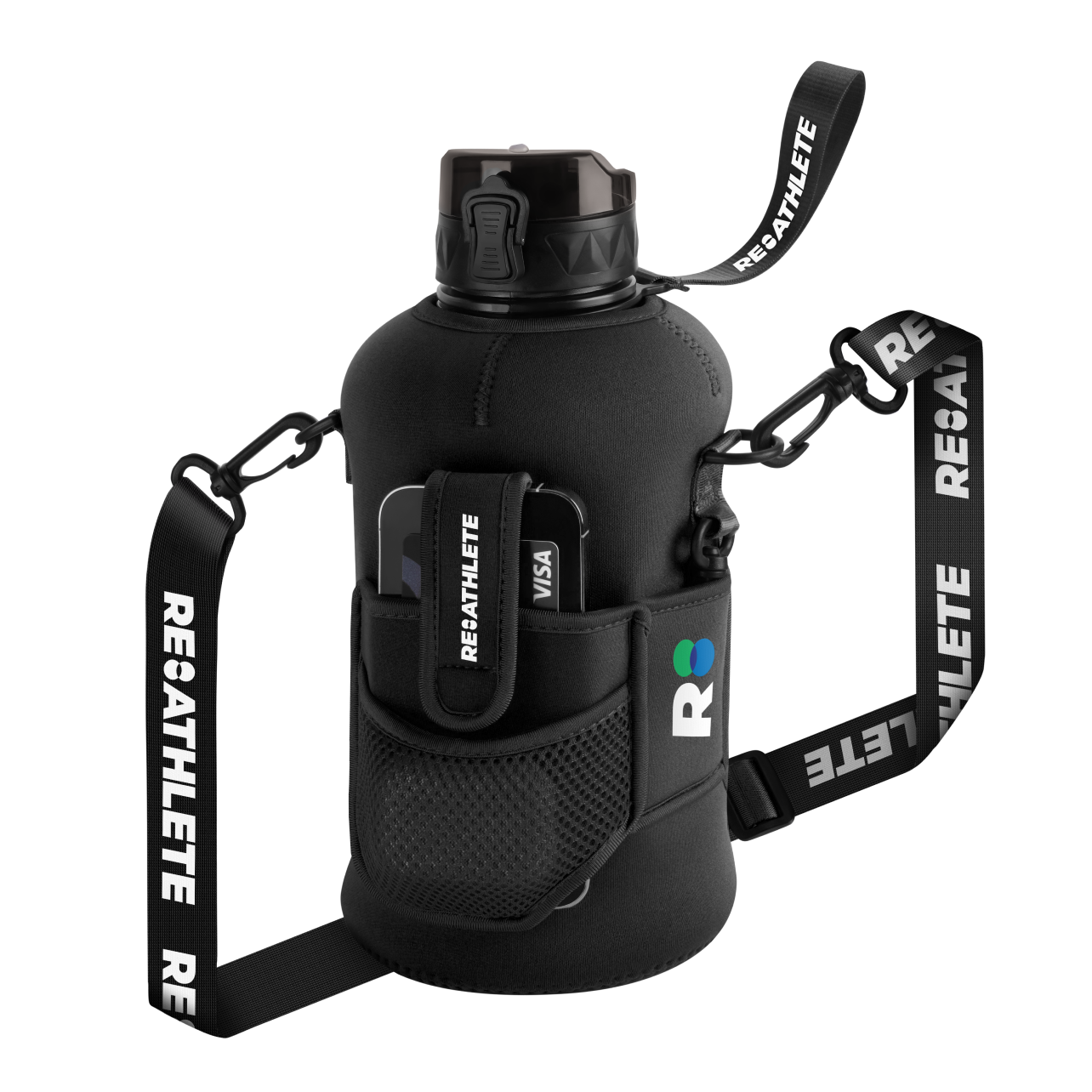 Half-Gallon Water Bottle for Gym & Work