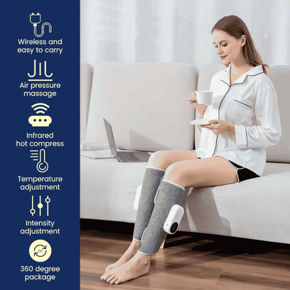 Heated Leg & Calf Massager – Smart Recovery!