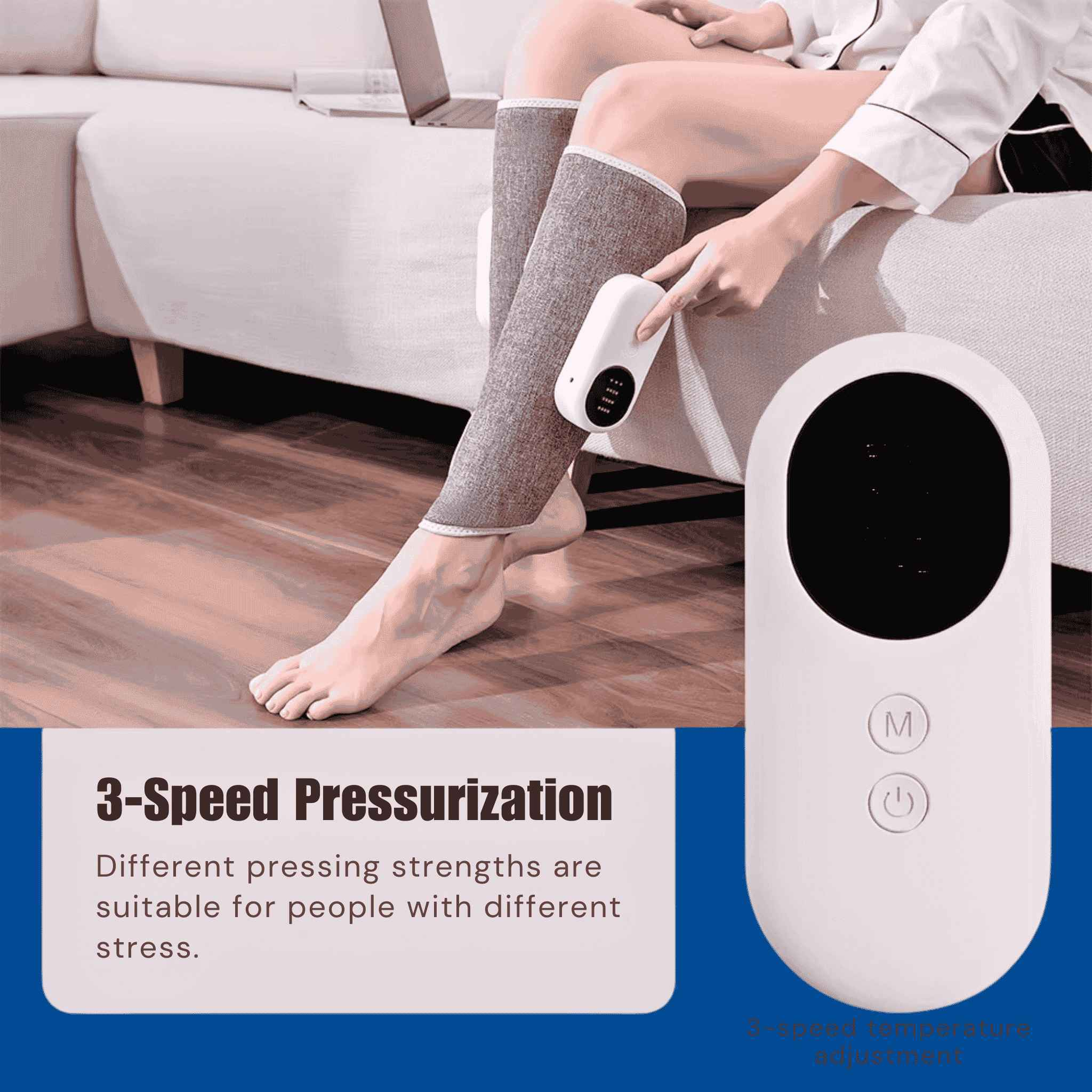 Heated Leg & Calf Massager – Smart Recovery!