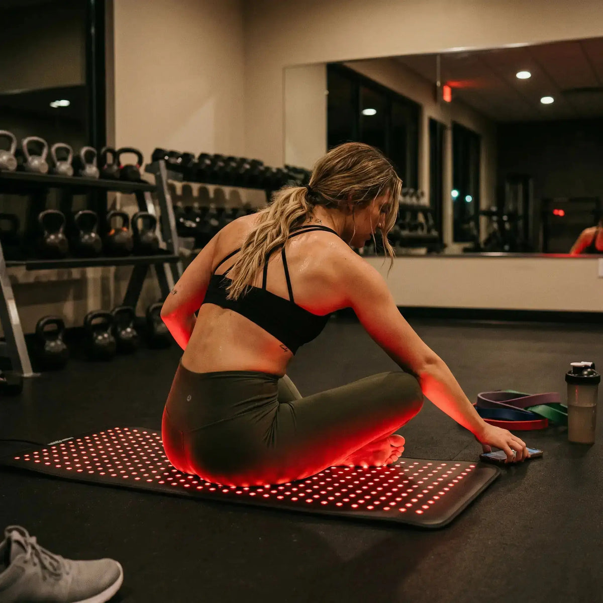 Recovyx Tapis LED – Lumière rouge et infrarouge pour tout le corps