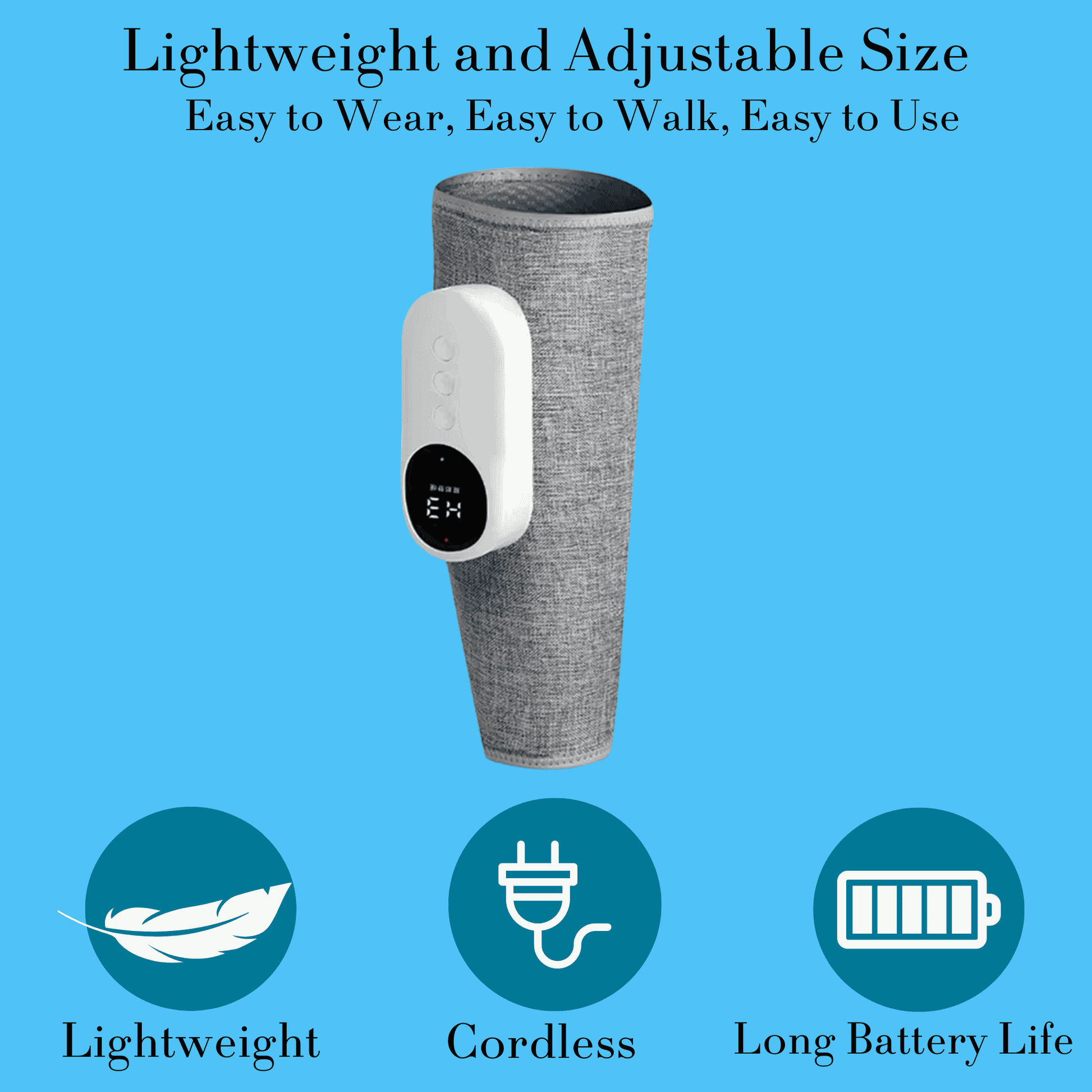 Recovyx Pulse Calf Massager for Pain Relief - RecoVYX