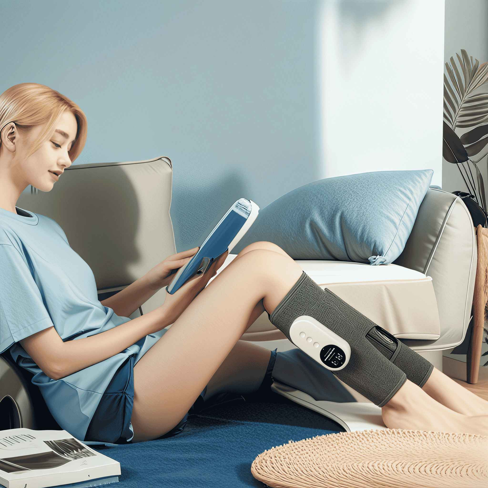 Recovyx Pulse Calf Massager for Pain Relief
