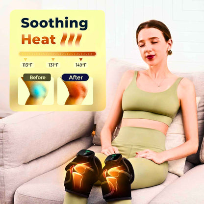 Recovyx RedRelief™ Portable Recovery Pad - Red Light, Heat & Vibration in One! - RecoVYX