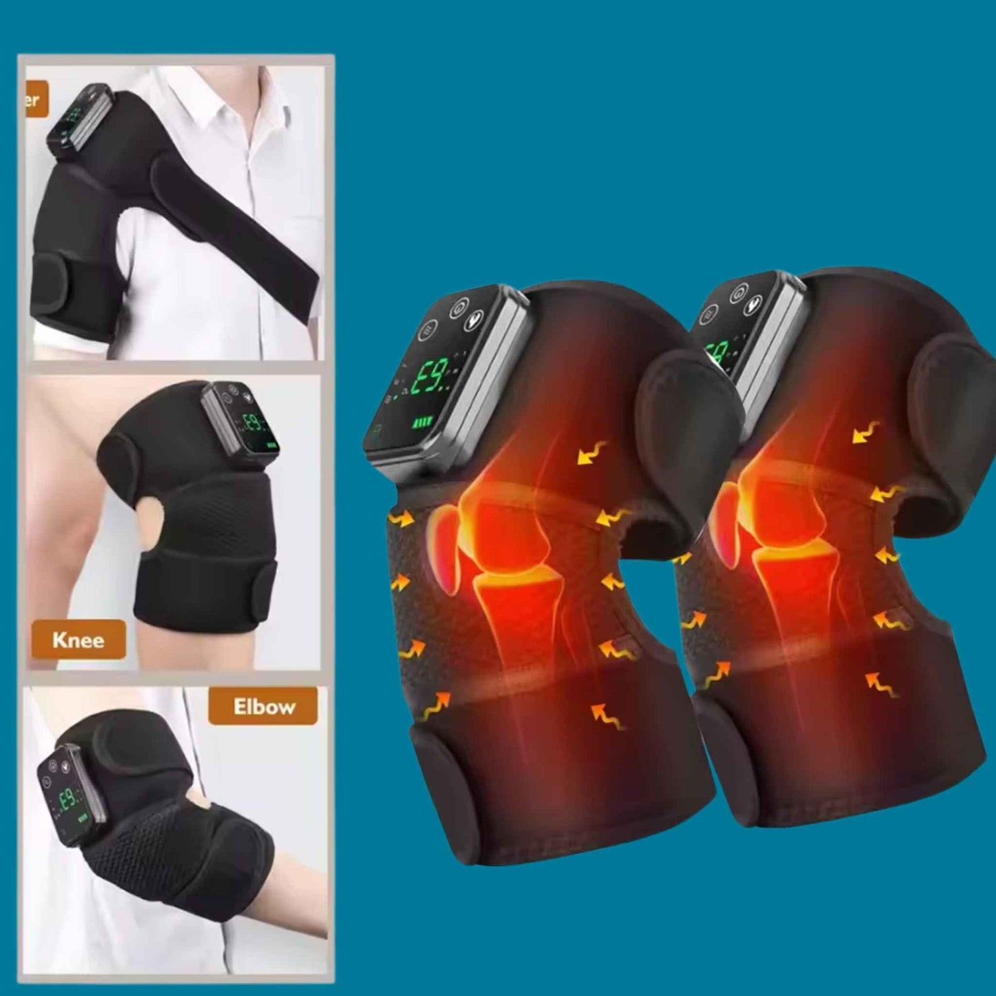 Recovyx RedRelief™ Portable Recovery Pad - Red Light, Heat & Vibration in One! - RecoVYX
