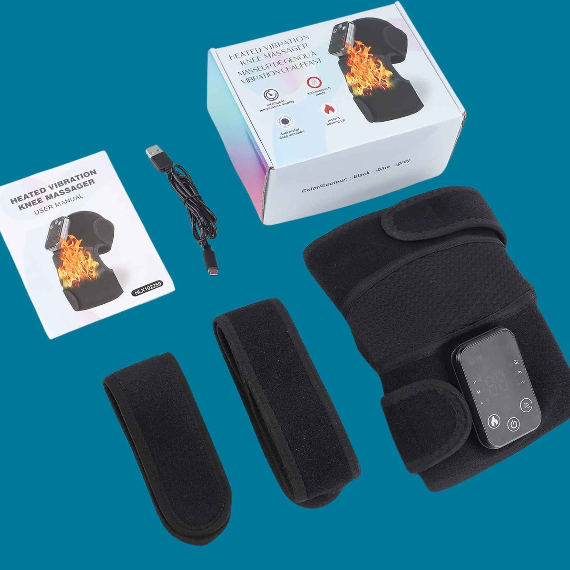Recovyx RedRelief™ Portable Recovery Pad - Red Light, Heat & Vibration in One! - RecoVYX